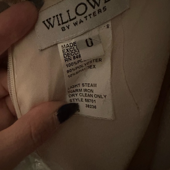 Wedding dress never worn fits like a size zero - Picture 6 of 8